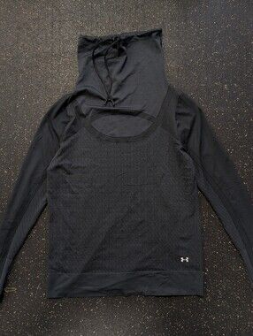 Under Armour Threadborne Seamless Tunnel Neck Grey Long Sleeve Shirt